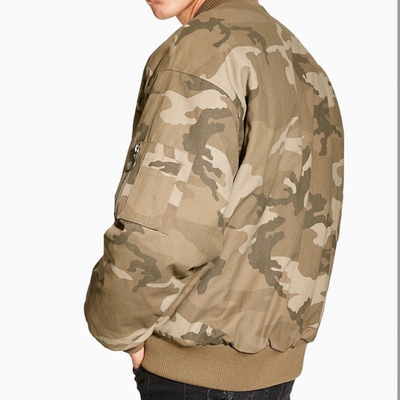 TOPMAM CAMO BOMBER JACKET - Picture 2 of 8